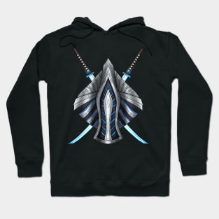 Futuristic Shield Hoodie